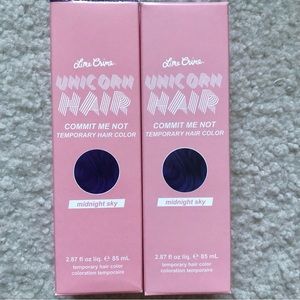 LimeCrime Unicorn Hair Temporary Hair Dye in Midnight Sky - bundle of 2!